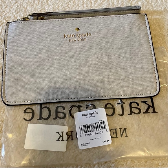 Kate Spade Wristlet Light Grey - Picture 3 of 3